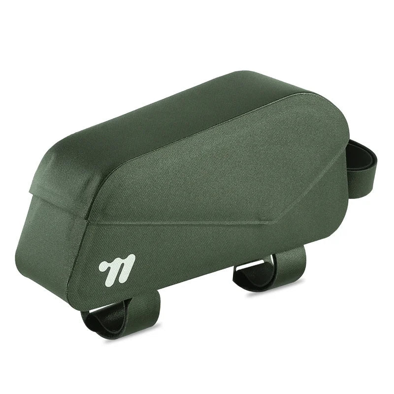 Waterproof Bicycle Top Tube Bag 1L TPU Frame Bag Green-0